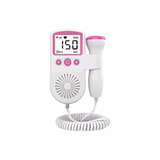 Sonar Fetal Doppler Ultrassom Ouvir Batimentos Bebe Monitor Cor Rosa