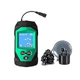 Sonar Portátil Localizador De Profundidade Portátil Com Fio Display LCD Para Caiaque Barco Pesca No Gelo Sonar Eco Sonda De Profundidade