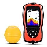 Sonar Sem Fio Recarregável Para Pesca 45m De Profundidade De água Sonda Portátil Para Pesca