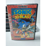 Sonic 3d Blast Mega Drive Original Com Caixa Repro