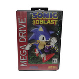 Sonic 3d Blast Mega Drive Tectoy Original Caixa Manual
