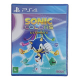 Sonic Colors Ultimate Ps4 Física Lacrado Pronta Entrega