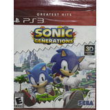 Sonic Generation Playstation 3 Novo Lacrado.