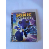 Sonic Unleashed Ps3 Midia