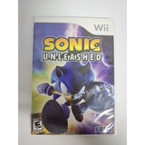 Sonic Unleashed Wii Original Completo Com Manual Americano