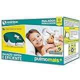 Soniclear Inalador Nebulizador Mecânico Pneumático A Jato De Ar Pulmomais Verde Branco