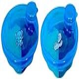 Sonne Kit C 2 Porta Leite Em Pó Com 3 Divisórias Elefante Hipopótamo Menino Azul