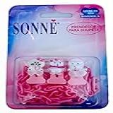 Sonne Prendedor De Chupeta Pop Correntinha Kit C 3 Rs Rosa