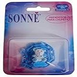 Sonne Prendedor De Chupeta Pop Correntinha Urso De Gravata Azul