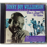 Sonny Boy Williamson Don t Start Me To Talkin Volume 1 Cd