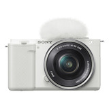  Sony Alpha Kit Zv-e10 + Lente 16-50mm F/3.5-5.6 Oss Ilczve10l Mirrorless Cor Branco