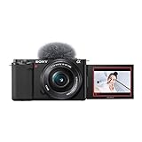Sony Alpha Zv-e10 – Kit De Câmera Vlog Sem Espelho Com Lente Intercambiável Aps-c – Preto