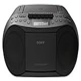 Sony Cfds70b.cek Cd Clássico E Fita Boombox Com Rádio – Preto