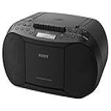 Sony CFDS70B CEK CD Clássico E Fita Boombox Com Rádio Preto