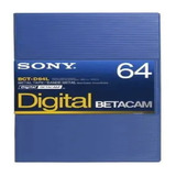 Sony Fita Betacam Digital Bct d64l 64 Minutos