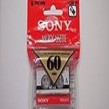 Sony Fitas De Microcassete Em Branco 60 Minutos MC 60 Conjunto De 3