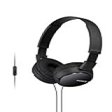 Sony Fones De Ouvido Intra-auriculares Com Fio Série ZX Com Microfone- Preto MDR-ZX110AP