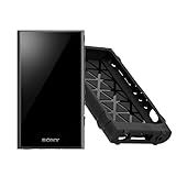 Sony Leitor De áudio Digital De Alta Resolução Walkman A Series NW A306 Preto Com Estojo Rígido Robusto 2 Itens 