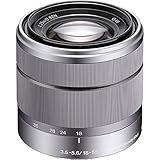 Sony Lente Alpha Sel1855 E-mount 18-55 Mm F3.5-5.6 Oss (prata)