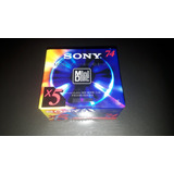 Sony Md Mini Disc 5mdw 74b 74 Minutes Pack Com 5 Prism Serie