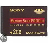 Sony Memory Stick Pro Duo 2gb High Speed Original Vintage !!
