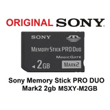 Sony Memory Stick Pro Duo Mark 2 2gb Original Psp Câmera