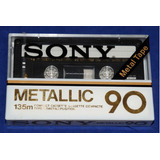 Sony Metallic 90 Minutos Fita Cassete Virgem Lacrada Japão