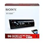 Sony MEX N4300BT Com Comando De Voz Bluetooth Duplo Integrado CD MP3 AM FM Rádio Frontal USB AUX Pandora Spotify IHeartRadio IPod IPhone Siri E Android Controles Receptor Estéreo De Carro