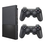 Sony Playstation 2+ Hd 500gb+ 2 Controles+opl (sem Leitor)