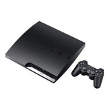 Sony Playstation 3 Slim Ps3 Play 3 500gb 1 Controles 500gb Gta 5 Fifa 19 God Of War 3