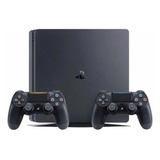 Sony Playstation 4 Ps4 Slim 500gb 2 Controle Nf Garantia