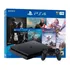 Sony Playstation 4 Slim 1tb Mega Pack: The Last Of Us Remastered/god Of War/horizon Zero Dawn Complete Edition Cor Preto Onyx 2023