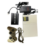 Sony Ps2 Slim Destravado Edição White Japonês Controle Original Hdmi E Jogos