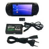 Sony Psp 2000 Slim Completo Jogo Game Portátil Preto Top