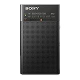 Sony Rádio Portátil ICF P27 Com Alto Falante E Sintonizador AM FM