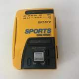 Sony Sports Walkman Wm af58 Cassette Am Fm Radio Solar Power