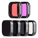 SOONSUN Pacote Com 6 Filtros De Lente Para GoPro Hero 12 11 10 9 Preto ND8 ND16 ND32 CPL Magenta Filtro Vermelho Protetor De Lente Com Filtro Polarizador Circular De Densidade Neutra Para