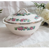 Sopeira Antiga Porcelana Flores Inglesas linda 