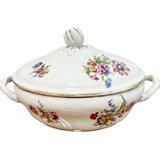 Sopeira Antiga Richard Ginori Flores Porcelana Clássica