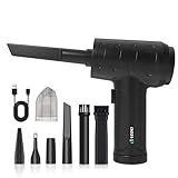 Soprador De Ar Para PC- Aspirador De Pó Sem Fio Portátil Limpeza De Carro Escritório Automotiva Multifuncional Bateria Alta Capacidade Motor 6000mha Recarregável USB Vacuum Cleaner -kit 1-