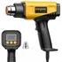 Soprador De Ar Quente 110v Pistola De Ar Display Lcd 1200w Cor Amarelo
