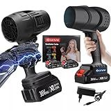 Soprador De Folhas Turbo Portátil Turbina Para Carro Automotivo Muito Forte Com Bateria Aspirador Ar Elétrico 110V 220V