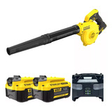 Soprador Folha Stanley 20v Scbl01  2 Baterias Carregador