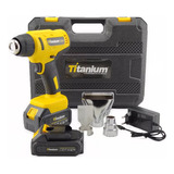 Soprador Térmico Profissional 21v C Duas Baterias Titanium