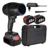 Soprador Turbo Portátil Recarregável 48v Com 2 Baterias