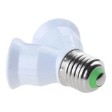 Soquete Bocal Adaptador Duplo Tipo Y Duas Lampadas E27