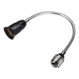 Soquete Bocal Prolongador Flexivel Lampada E27 19cm