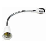 Soquete Bocal Prolongador Flexivel Lampada E27 50cm