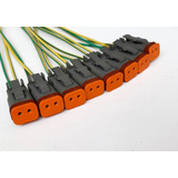 Soquete Conector Fêmea Linha Agrícola Máquinas Dt06 2s  8 Un