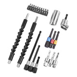 Soquete De Chave Adaptador 1 4 Extensão 3 8 Kit Direito 